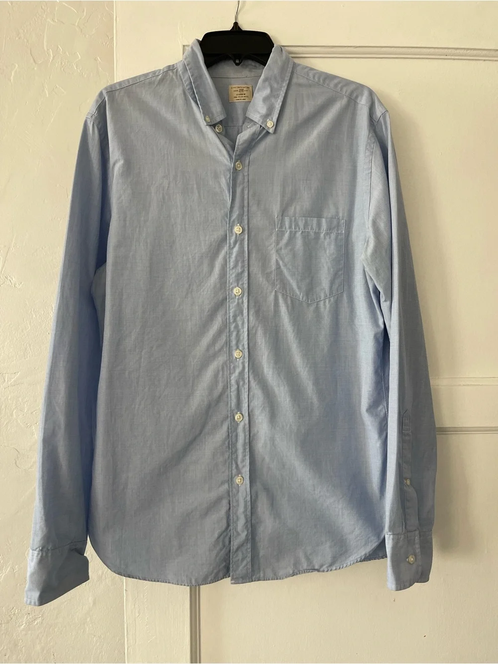 J. Crew Light Blue Button-Down Oxford Shirt